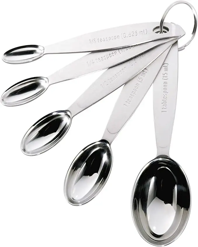Premium Stainless Steel Measuring Spoons – Set Of 6 1
