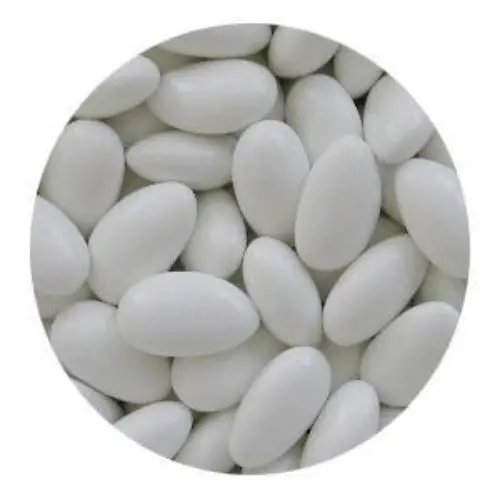 Premium White Jordan Almonds (Koufeta) – Super-Fine Gourmet Candy, 10 Lb Box 1