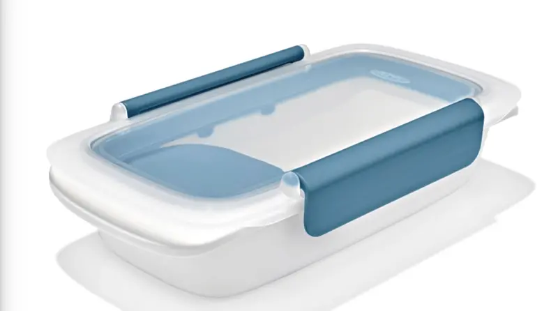 Prep & Go Portable Snack And Dip Container – Leak-Resistant Duo Compartment 1