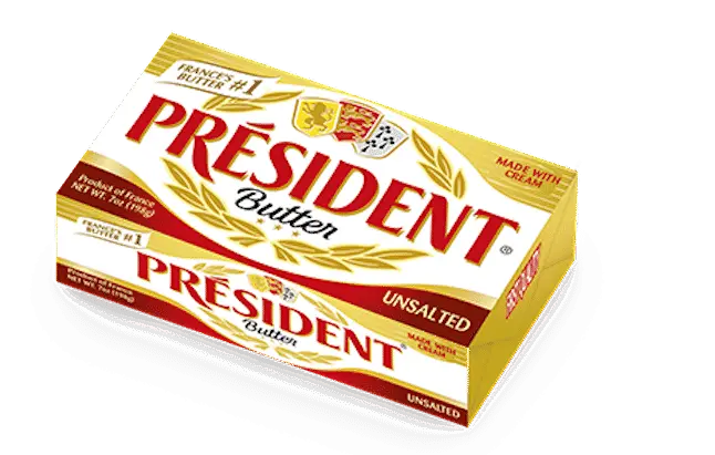 President Imported Unsalted Butter – Single 7 Oz (199G) Unit 1