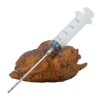 Professional Stainless Steel Marinade Injector With Needle Tips 1