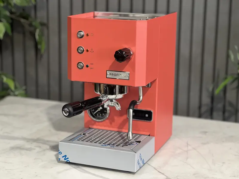 Profitec Go Pid Espresso Machine – Coral Red Finish 1