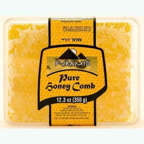 Pyramid Raw Honeycomb, 12.3 Oz (350 G) Container 1