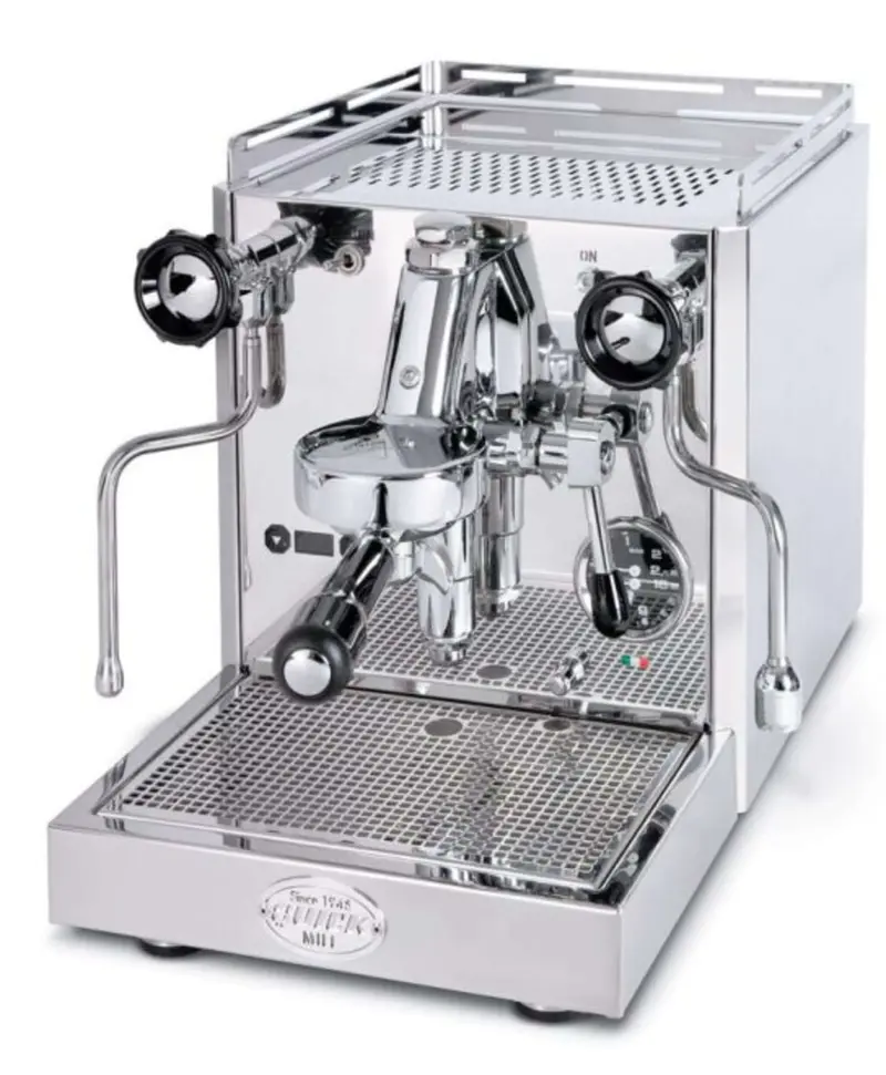 Quick Mill Elevate Vibrational Single-Group Espresso Machine – New Stainless Steel Finish 1