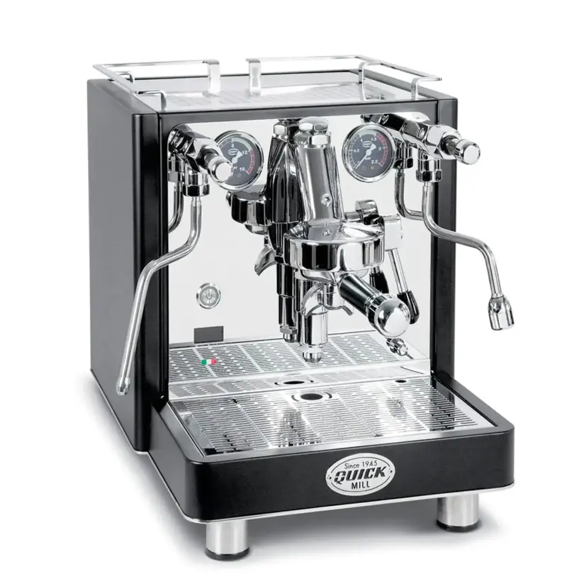 Quick Mill Essence Dual-Boiler Espresso Machine – Single Group, Black With Smart Connectivity 1