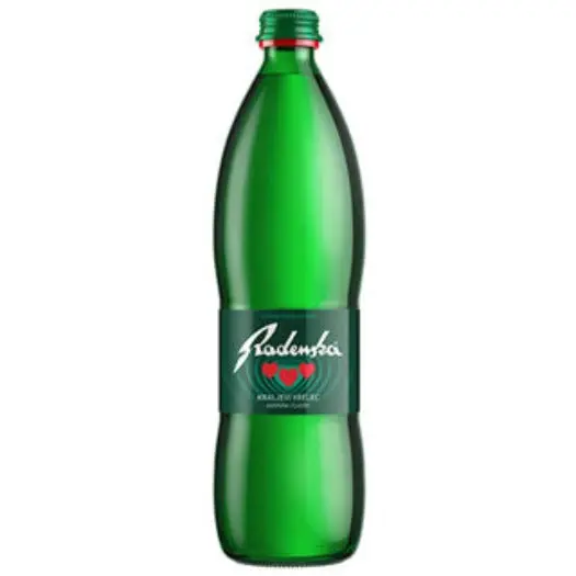 Radenska Natural Sparkling Mineral Water – Glass Bottle, 750 Ml 1