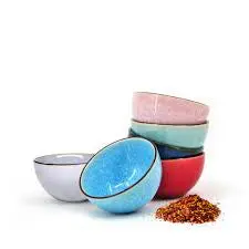 Reactive Glaze Pinch Bowl For Snacks Or Condiments 1