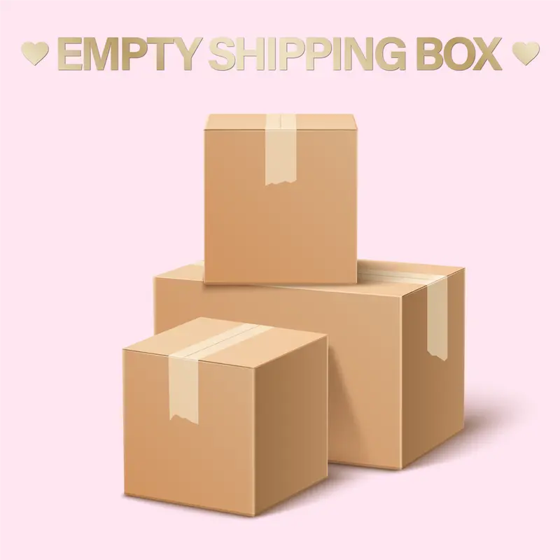 Recyclable Shipping Box – Plain Unbranded Packaging 1