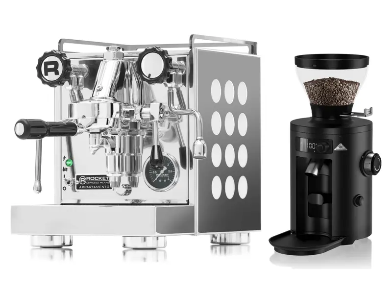 Rocket Appartamento Espresso Machine + Mahlkönig X54 Grinder Bundle 1