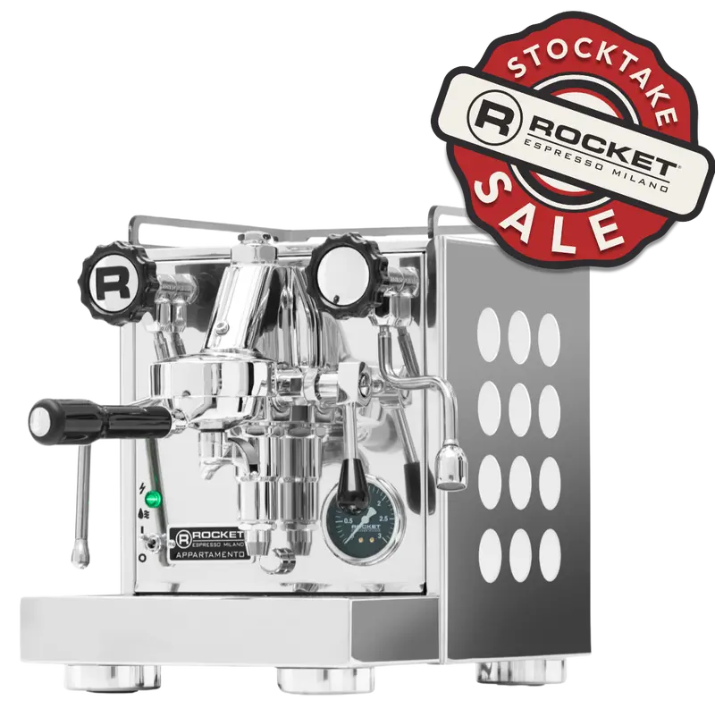 Rocket Appartamento Stainless Steel Espresso Machine – Compact Home/Office Model 1