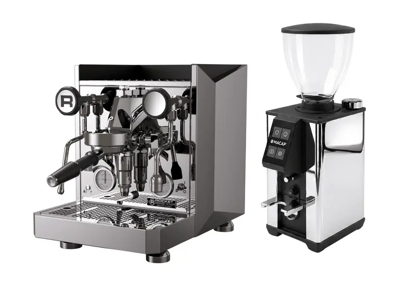 Rocket Giotto Fast R Espresso Machine + Macap Leo 55 Grinder Bundle 6