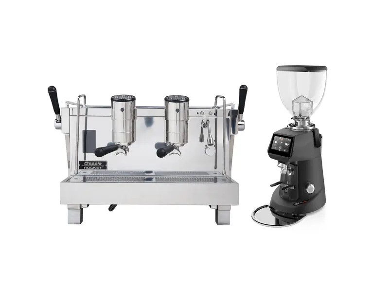 Rocket Re Doppia And Fiorenzato F64 Evo Pro Sense Espresso System Bundle 1