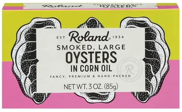 Roland Smoked Oysters – Large Size, 3 Oz (85 G) 1