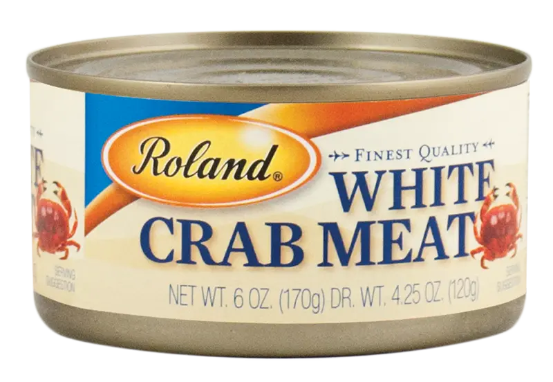 Roland White Crab Meat, 6 Oz (170 G) Canned Seafood 1