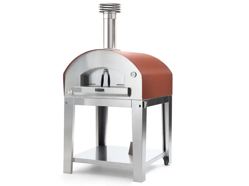 Roma Hybrid Freestanding Pizza Oven – Wood & Gas Dual-Fuel Capability 1