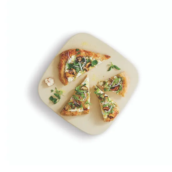 Round Ceramic Pizza Baking Stone For Crispy Crusts 1