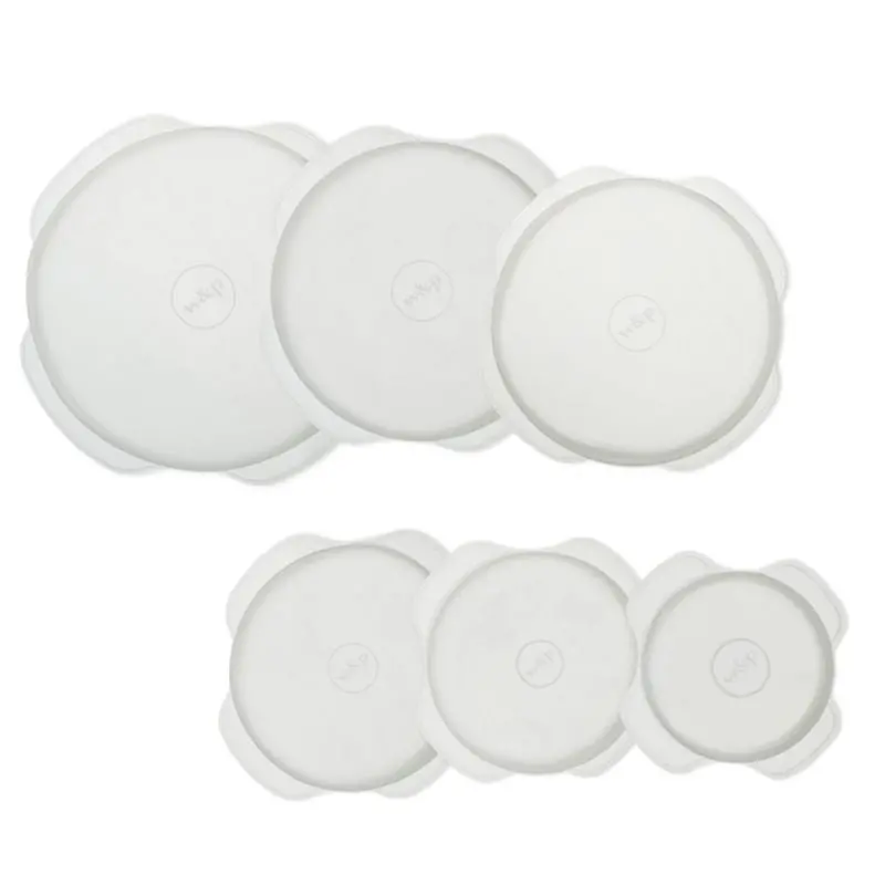 Round Stretch Lid Set – 6-Piece Food-Saving Cover Collection 1