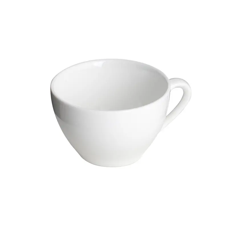 Royal White Bone China Compact Tea Cup (8 × 5.5 Cm) 1
