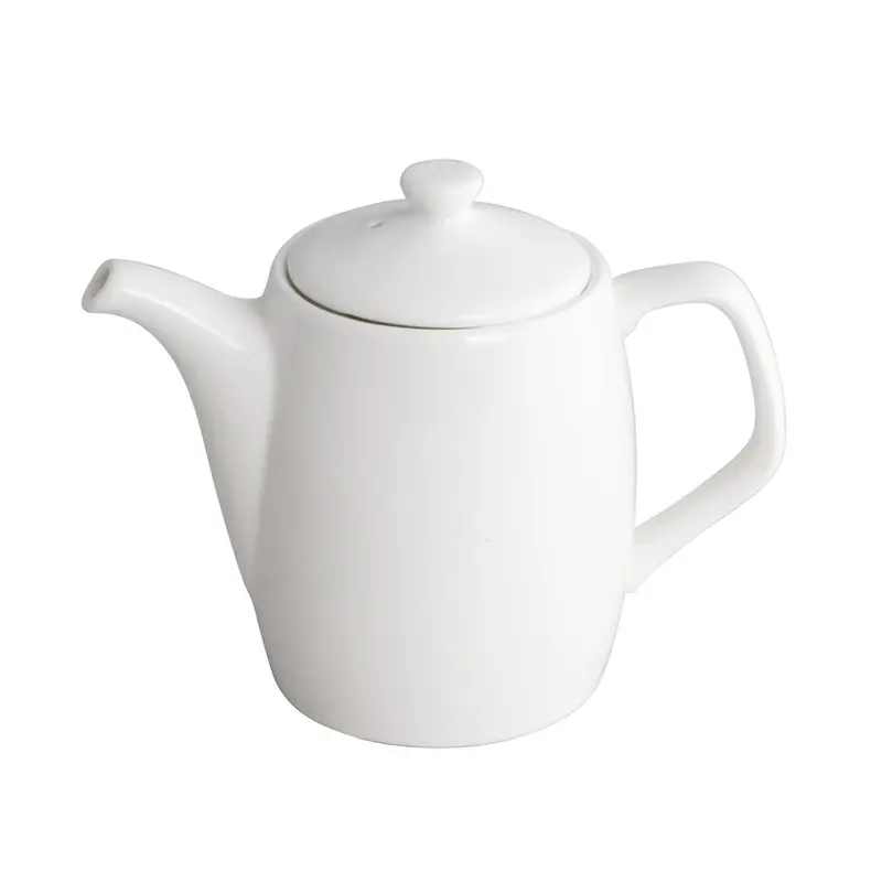 Royal White Coffee Pot With Lid – 650 Ml Capacity 1