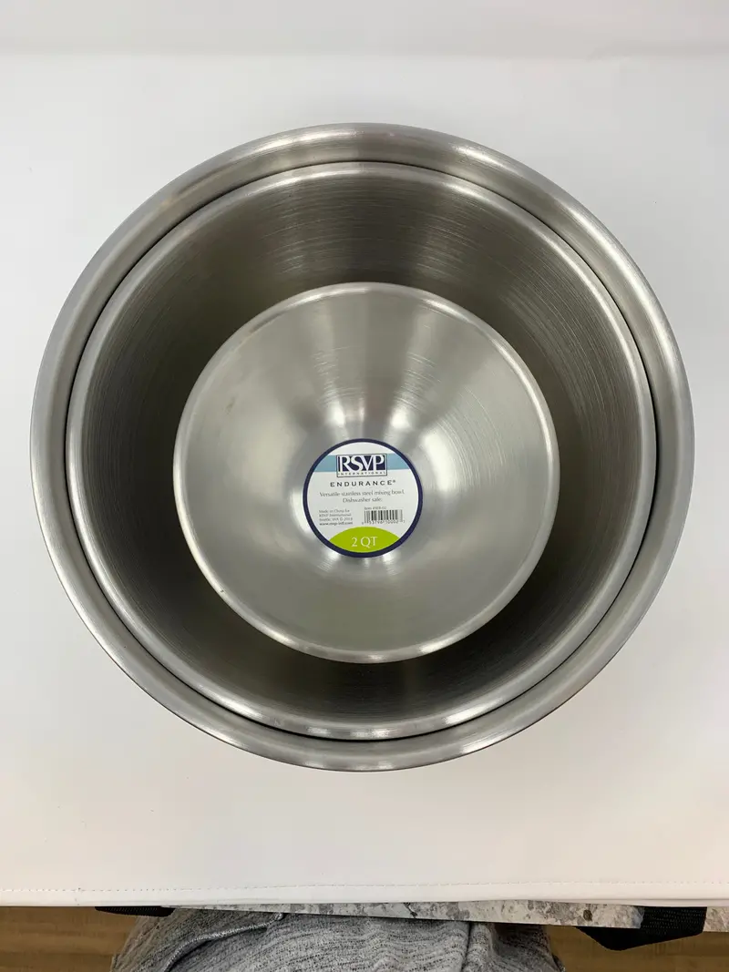 Rsvp Stainless Steel Mixing Bowl – Heavy-Duty, Polished Finish 1