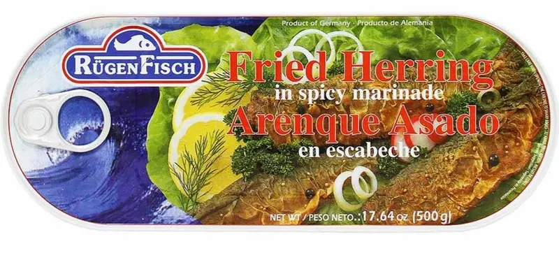 Rufi Spicy Fried Herring In Marinade, 500 G Can 1