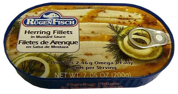 Rügenfisch Herring Fillets In Mustard Sauce – 200G 1