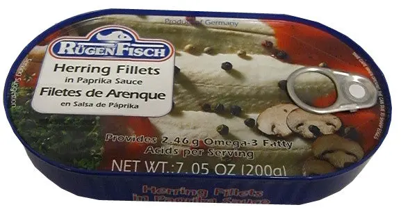 Rügenfisch Herring Fillets In Paprika Sauce – 200G 1