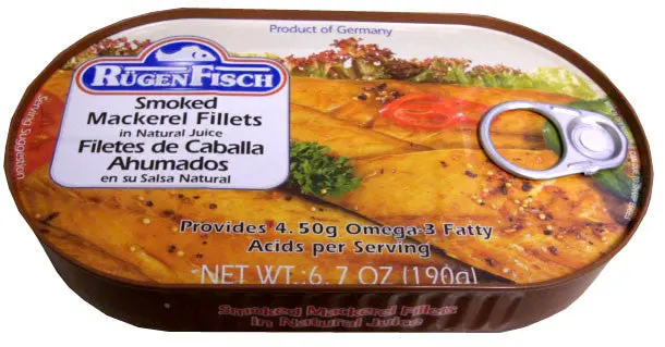 Rügenfisch Smoked Mackerel Fillets – 6.7 Oz (190G) 1