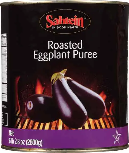 Sahtein Roasted Eggplant Puree – 2800G (6 Lb 2.8 Oz) Can 1