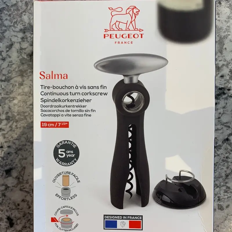 Salma Premium Stainless Steel Corkscrew With Foil Cutter 1