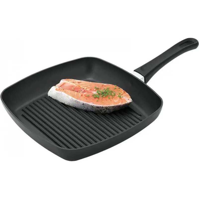 Scanpan Classic Grill Pan – 10.5" Square, Induction-Ready Stainless Steel 1