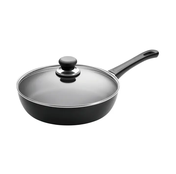 Scanpan Classic Induction-Compatible Sauté Pan With Ergonomic Handle 1
