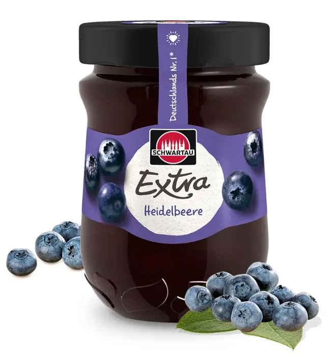 Schwartau Extra Blueberry Jam, 340G (12 Oz) 1