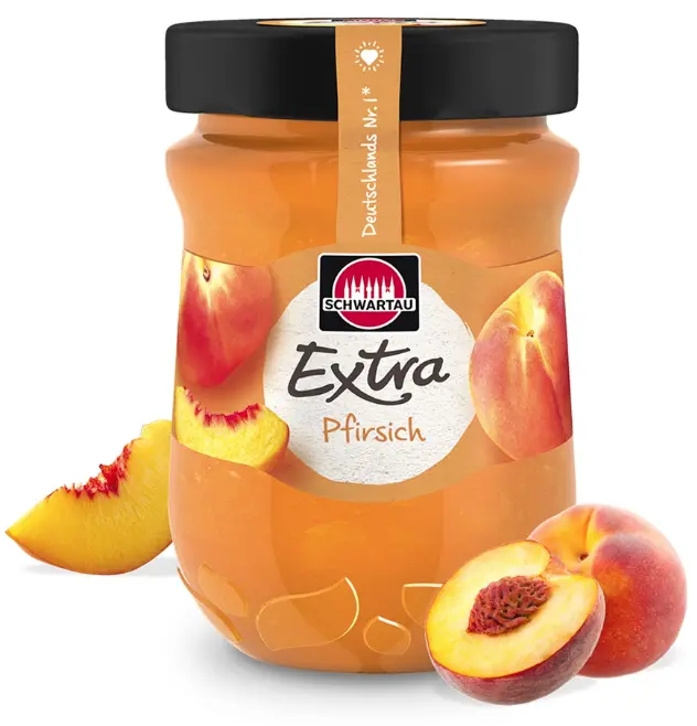 Schwartau Peach Preserves, 12 Oz (340G) 1