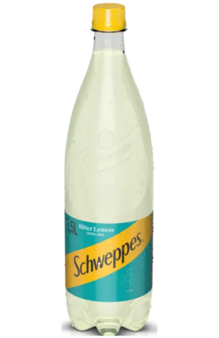 Schweppes Original Bitter Lemon Tonic – 1.5L Bottle 1