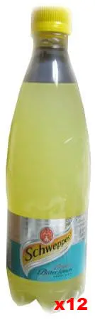 Schweppes Original Bitter Lemon Tonic – Case Of 12 Bottles (500Ml Each) 1