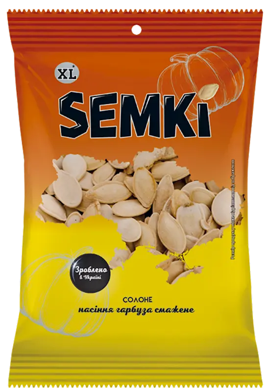 Semki Roasted Pumpkin Seeds – 120G Snack Pack 1