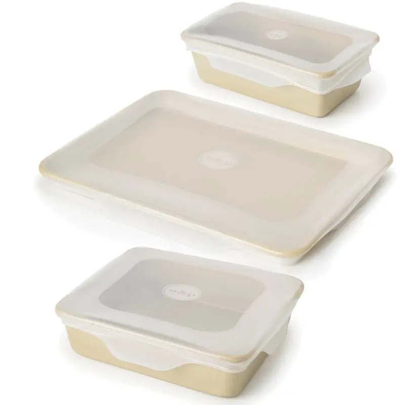 Set Of 3 Reusable Stretchable Baking Lids 1