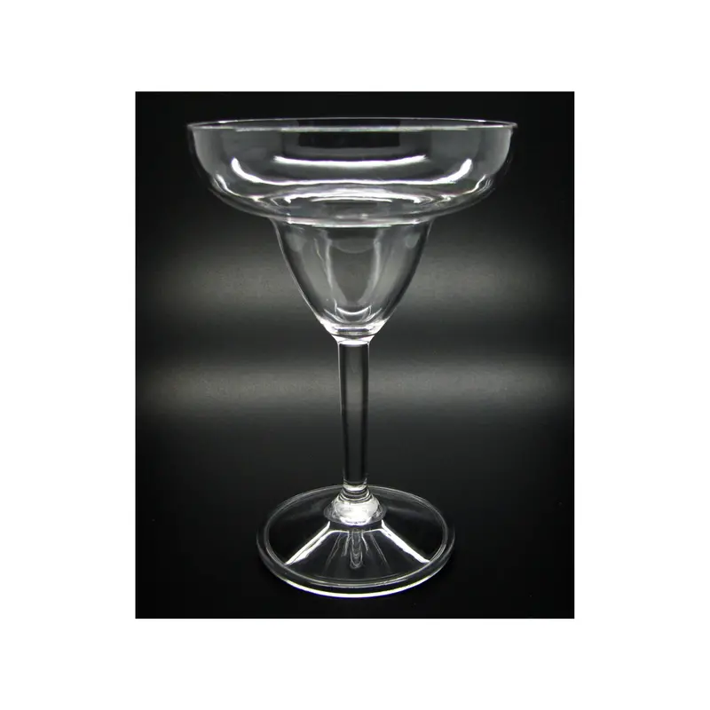 Set Of 6 Clear Polycarbonate Margarita Glasses 1