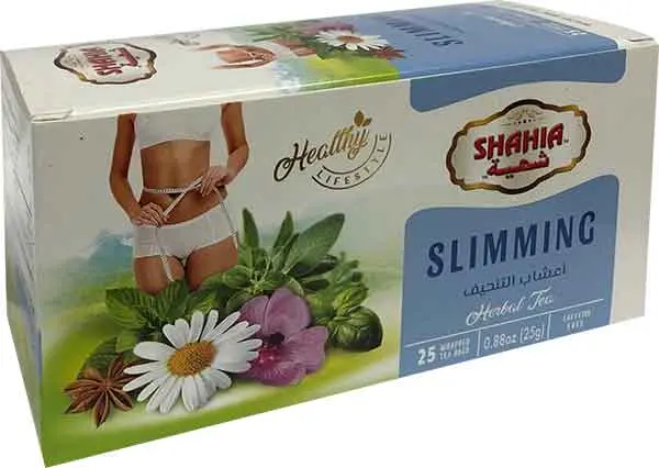Shahia Slimming Herbal Tea – 25 Biodegradable Tea Bags (25G) 1