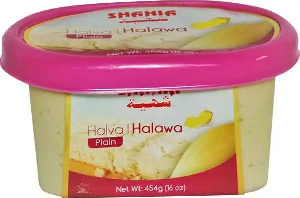 Shahia Vanilla Halva – Creamy Sesame Confection, 16 Oz (454 G) 1