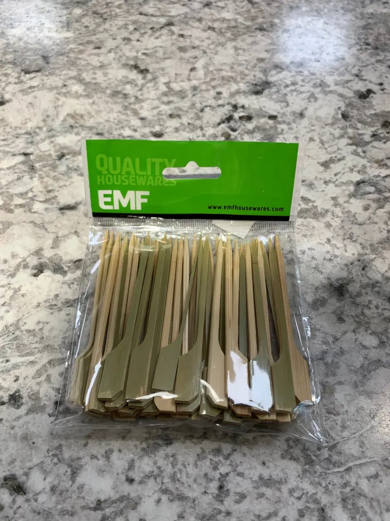 Short Bamboo Skewers – 9 Cm For Appetizers And Grilling 1