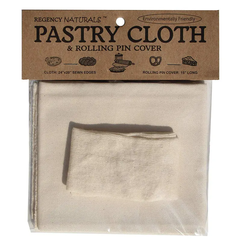 Silicone Rolling Pin Cover And Non-Stick Pastry Cloth Bundle 1