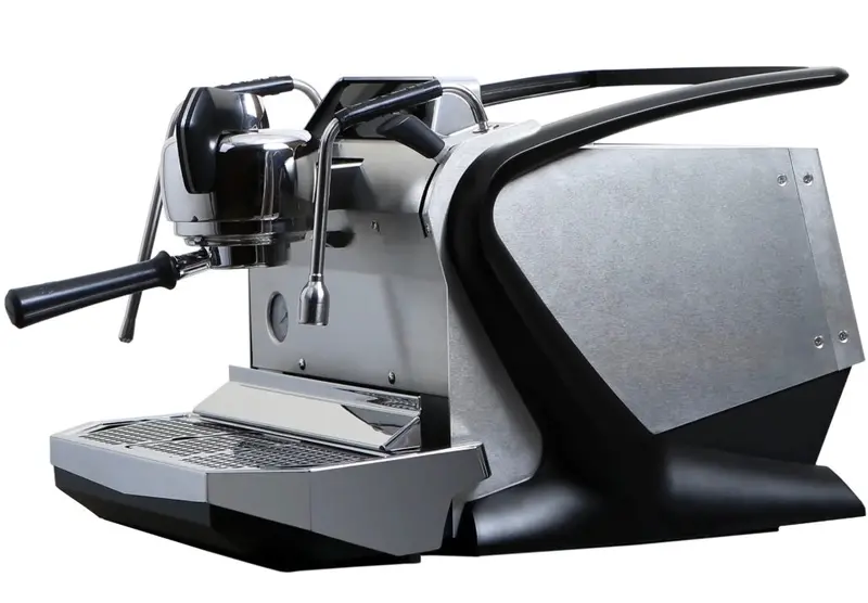 Slayer Steam Single-Group Espresso Machine – Black & Aluminum, Next-Gen Control 1