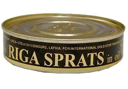 Smoked Riga Sprats In Oil – 160G Tin (Undo Brand) 1