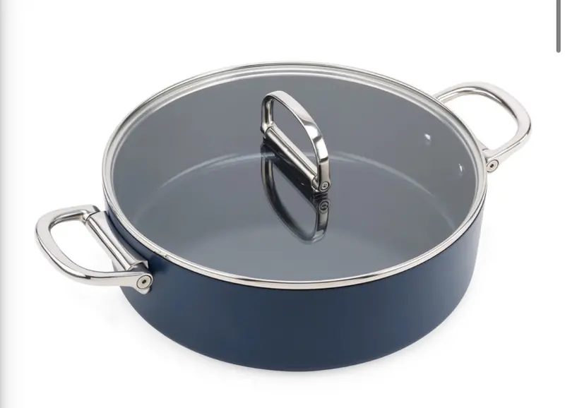 Space Casserole Dish With Glass Lid – Oven-To-Table Ceramic Cookware 1