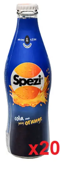 Spezi Cola-Orange Soft Drink, Glass Bottle, 20 X 250Ml Case 1