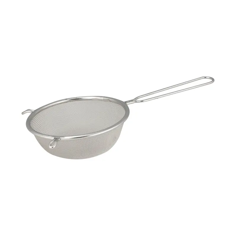 Stainless Steel Fine-Mesh Strainer – Compact & Durable 1