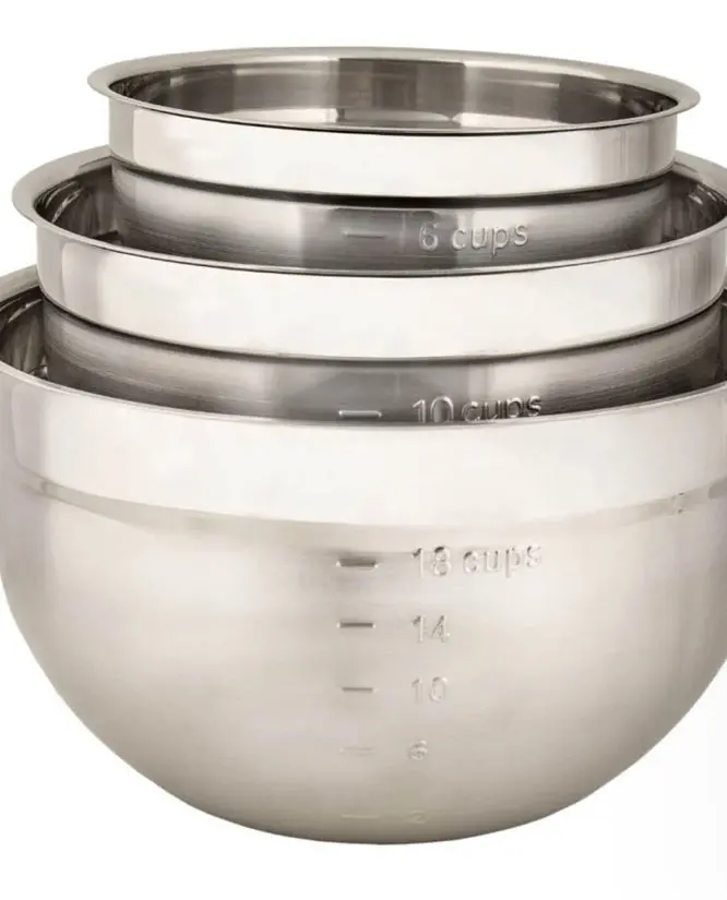 Stainless Steel Mixing Bowl Trio 1