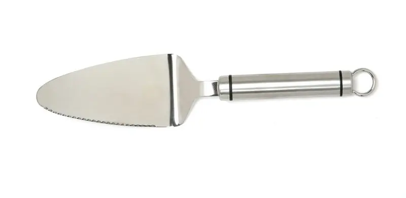 Stainless Steel Pie Server With Serrated Edge And Comfort Grip 1